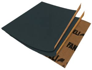 Lija negra agua B-99 grado 1200 9" x 11" con 25 pz Fandeli