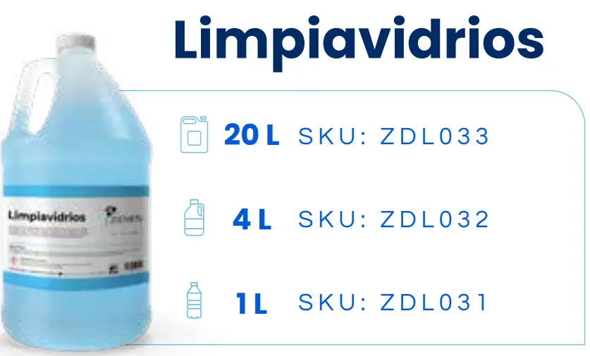 LIMPIAVIDRIOS 4 LTR