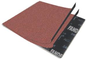 Lija roja oxialum X-86 grado 50 9" x 11" para tela Fandeli