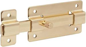 Pasador Barra Plana 6" Dorada