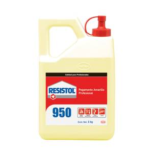 Pegamento 950 carpintero amarillo 1 kg tubo RESISTOL