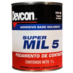 [DSM-1000] Pegamento de contacto super mil 5 1lt dsm 1000 Devcon
