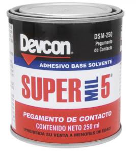[DSM-250] Pegamento de contacto super mil 5 250ml Devcon