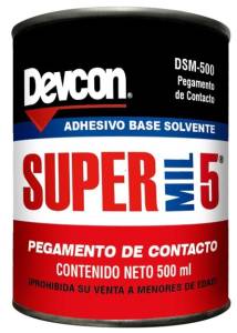 [DSM-500] Pegamento de contacto super mil 5 500ml dsm 500 Devcon