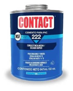 [Z-22204] Pegamento para PVC 947ml 1lt azul 222 Contact