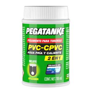 Pegamento para PVC y CPVC 118ml 1/8 Pegatanke