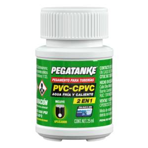 Pegamento para PVC y CPVC 25ml Pegatanke