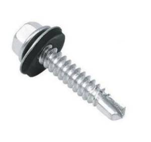[PAS1434] Pija punta de broca cabeza hexagonal #06 019mm 3/4" con rondana con 100pz Anclo