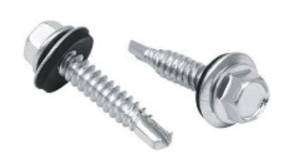 [PAS14112] Pija Punta De Broca Cabeza Hexagonal #06 038Mm 1-1/2" Con Rondana Con 100Pz Anclo