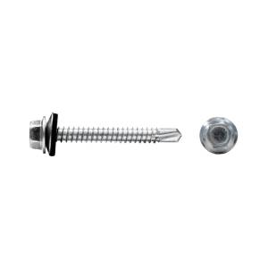[15901_1 / 44405] Pija punta de broca cabeza hexagonal #14 019mm 3/4" con rondana con 100pz Veker