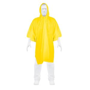 [21541] Poncho Con Capucha Amarillo Unitalla Ponchop Pretul