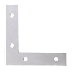 [1867 / 41043] Refuerzo union "L" galvanizado 4" x 4" x 19mm Handy Home