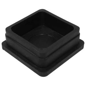 [100A] Regaton cuadrado liso instalacion/interior 1-1/4" con 25pz Hulcen