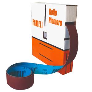 [29985] Rollo Lija Plomero J-74 Grado 120 4-1/2" Fandeli