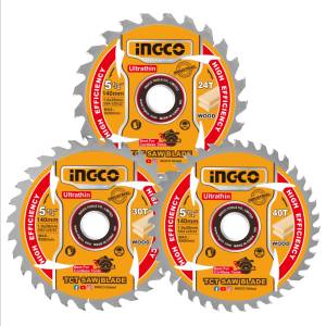 [TSB4003] Sierra P/Mad 5-1/2"X1" Set 3Pz 24-30-40 Dientes Ingco