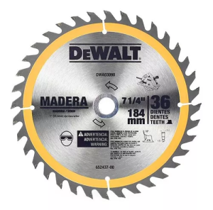 [DWA03090] Sierra para madera con 36 dientes de carburo -7 1/4 DeWALT