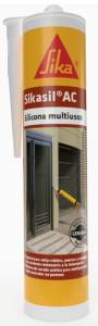 [438770] Silicon multiusos cartucho 280ml blanco Sikasil Sika
