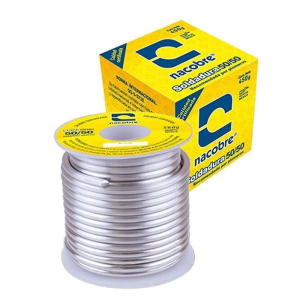 [A-1474] Soldadura solida 50/50 3mm 450gr Nacobre
