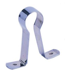 Soporte Central Para Tubo Redondo Cromado Sin Tornillo Handy Home