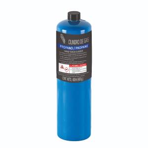 Tanque de gas propano azul 400gr Iusa