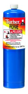 Tanque de gas propano azul 400gr Turner