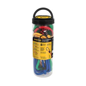 [22021] Tensor Elastico Bote Con 8Pz Varias Medidas Tens8 Pretul