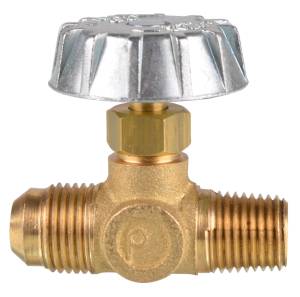 Valvula aguja macho 010 x 006mm 3/4" x 1/4" Precimex