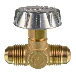 Valvula aguja macho 010 x 010mm 3/8" x 3/8" Precimex