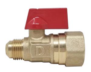 Valvula Control Para Gas 013 X 010Mm 1/2" X 3/8" T/Barril Dica