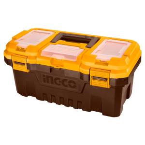 Caja para herramientas plastica 20" negro/amarillo Ingco