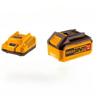 Cargador y bateria 4.0ah 20v 2A Ingco