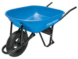 [11752] Carretilla llanta reforzada 5 bastidor tubular cat-50nd Truper