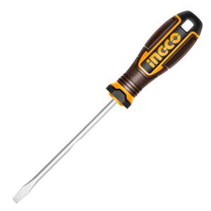 Desarmador Plano 5/16" X 6" Mango Con Grip Super Ingco