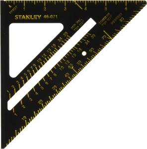 [46-071 / 15131] Escuadra de aluminio para tablaroca 7" Stanley