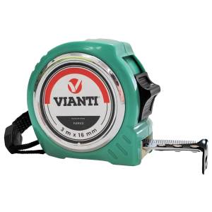 Flexometro 16mm 3mt/10ft ABS colores para display Vianti