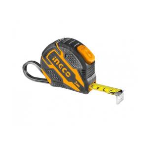 [HSMT08316N / 14577] Flexometro 16Mm 3Mt/10Ft Anti-Impactos Negro/Amarillo Industrial Tarjeta Ingco