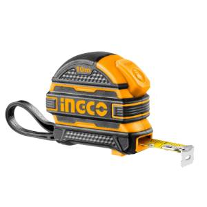 [HSMT081025N / 14582] Flexometro 25Mm 10Mt/33Ft Anti-Impactos Negro/Amarillo Industrial Tar Ingco