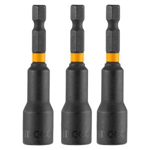 [UAMN1031 / 12940] Juego 3 Dados Magneticos Standard 3/8 Uamn1031 Ingco