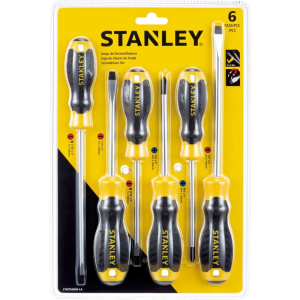 [STMT60060L-LA / 19621] Juego 6 desarmadores mango con grip Stanley