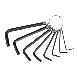 Juego 8 Llaves Allen Mm Tipo Llavero All-P8M Pretul