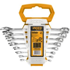 [UHKSPA1088 / 21994] Juego 8 Llaves Combinada Standard 1/4" - 3/4" Crv Ingco