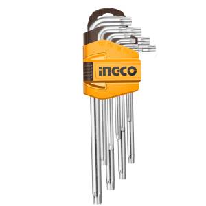Juego 9 Llave Torx Largas Hhk13091 Ingco