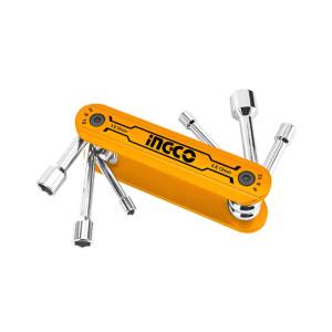 [HFND0601] Juego desarmadores de caja 6pz estuche/tipo navaja CrV Ingco