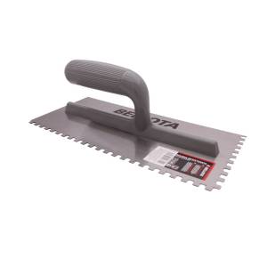 [280752ZN] Llana Dentada Cuadrada 10 Remaches 11" X 5" Mango Plastico 750877 Bellota