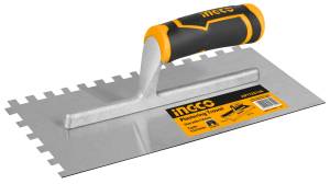 Llana Dentada Cuadrada 11" X 5" Mango Cubierto Hptt28138 Ingco