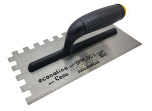 [LL5PPLDC1/2] Llana Dentada Cuadrada 5 Remaches 11" X 5" Mango De Plastico Econoline Ll5Ppldc1/2 Celta