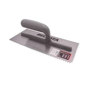 [750878] Llana Dentada Triangulo 10 Remaches 11" X 5" Mango Plastico 750878 Bellota