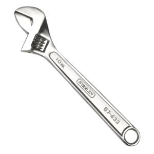 [87-433LA / 15507] Llave ajustable (perico) 10" cromada Stanley