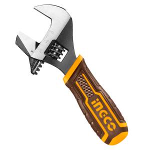 [HADWS088] Llave ajustable [perico] 06 2en1 mango con grip CrV Ingco