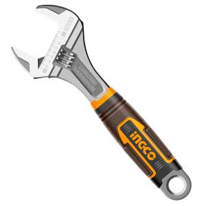 [HADW131108 / 101035_1] Llave ajustable [perico] 10 crom mango con grip CrV Ingco